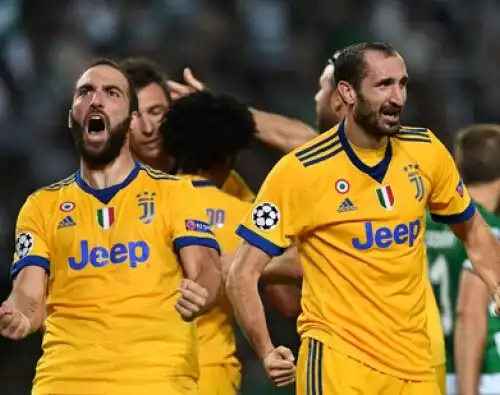 Higuain è d’oro: la Juventus si salva a Lisbona