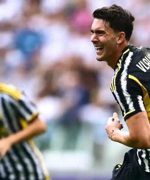 Juventus, sta tornando il vero Dusan Vlahovic: le foto