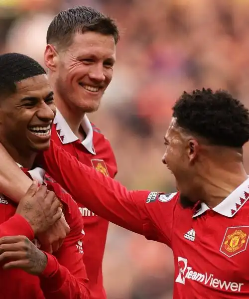 Super Marcus Rashford: il Manchester United festeggia