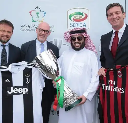 Supercoppa: Juve-Milan in Arabia Saudita