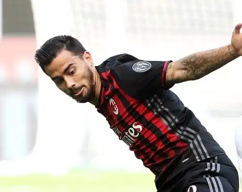 Tegola Milan, lesione per Suso