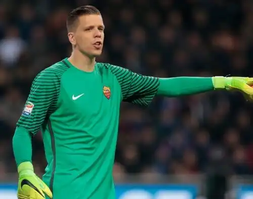 Roma, Szczesny non parla del futuro
