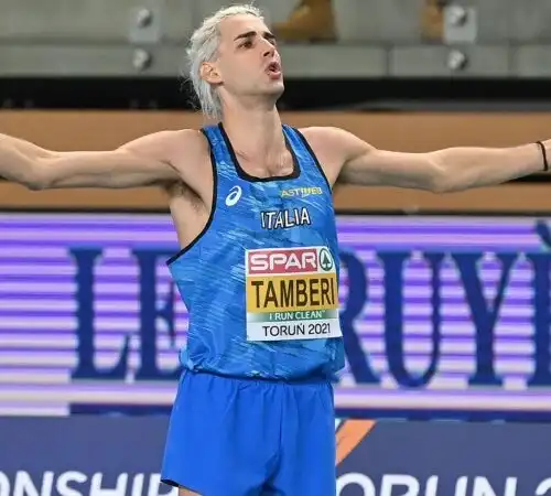 Atletica Indoor, Europei: Tamberi è argento nel salto in alto