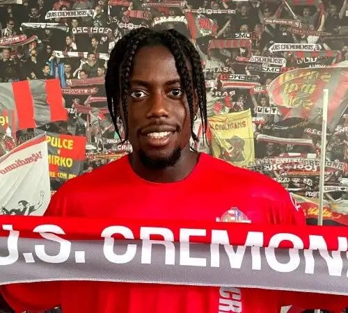 Cremonese, ufficiale il colpo Tenkorang