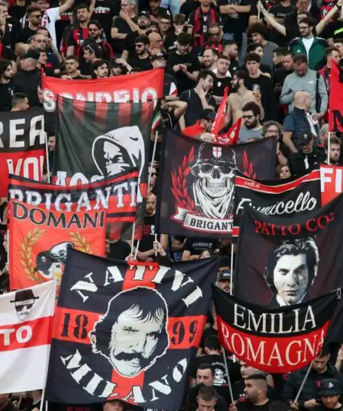 Tifosi del Milan in rivolta: contro la Juventus non ci saranno. Foto