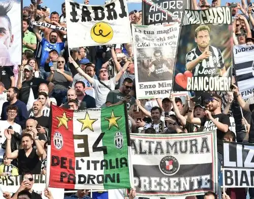 Sgarbo all’Inter. Tifosi Juve: “Gemellaggio con la Lazio”