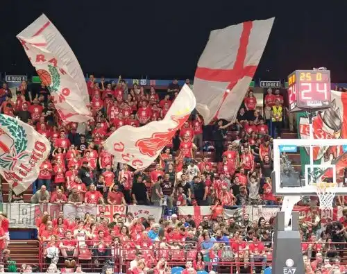 Olimpia, niente Ultras Milano al Forum con la mascherina