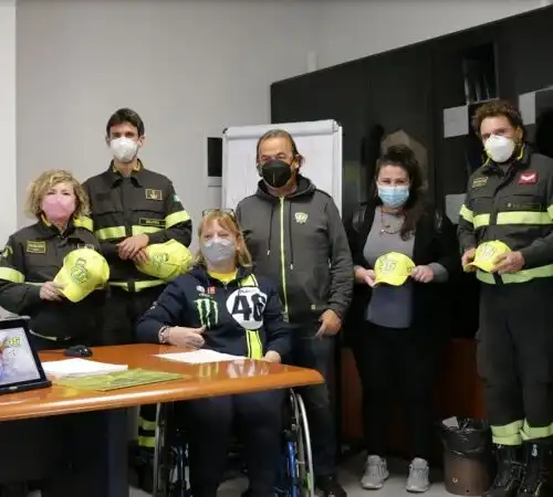 Il grande gesto del Fans Club ufficiale di Valentino Rossi