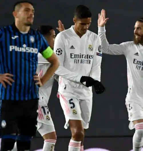 Atalanta, niente favola in Spagna: il Real Madrid vince 3-1