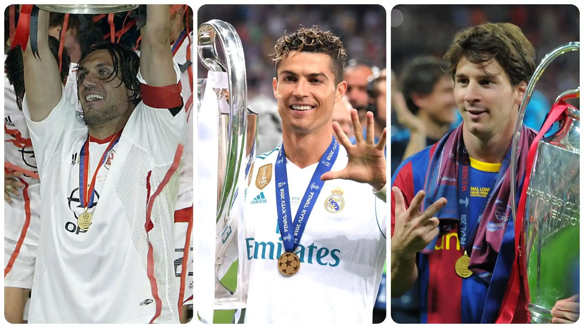 Top 11 della Champions League di tutti i tempi: foto. Fonte: Score90
