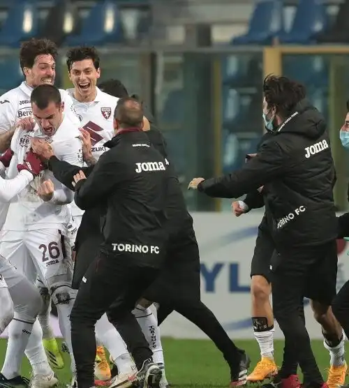 Serie A: il Toro rimonta tre gol all’Atalanta, impresa dello Spezia