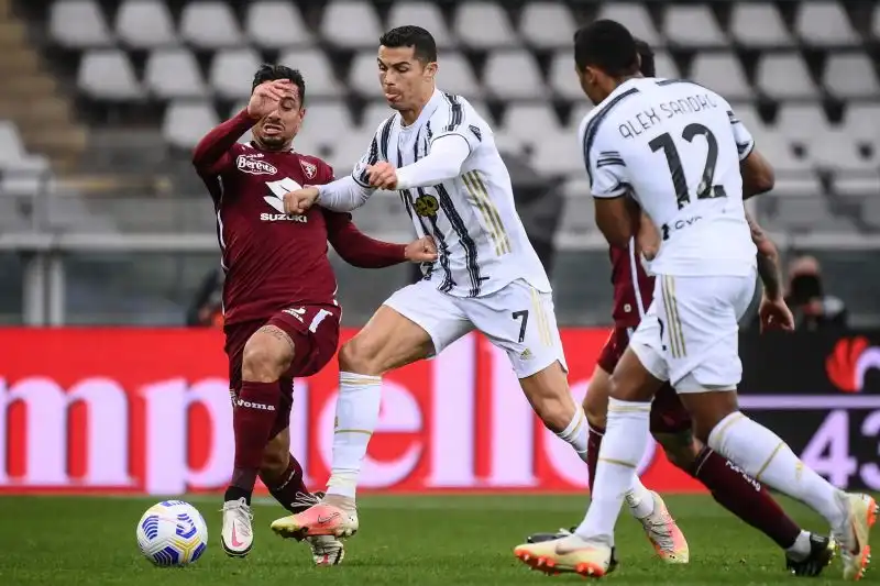 Il Torino arriva a dieci minuti dal primo successo in sei anni nel derby della Mole, ma CR7 guasta la festa granata