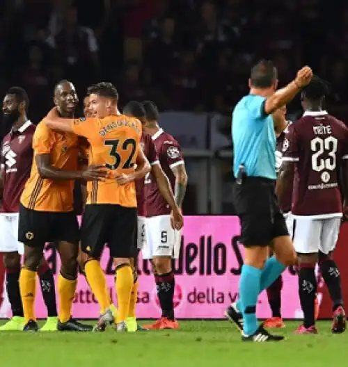 Wolverhampton-Torino, le probabili formazioni