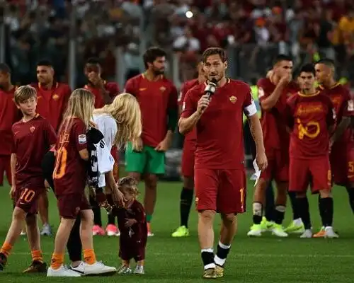 Totti a sorpresa: “Il prossimo anno continuo”