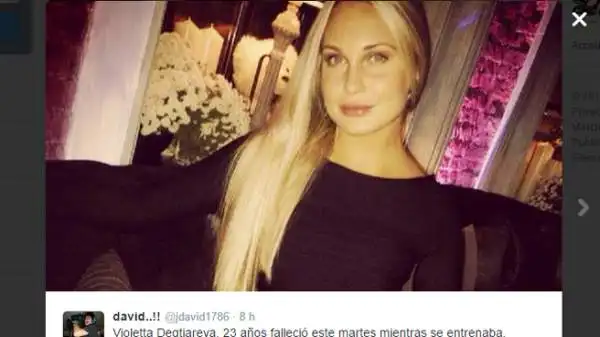 Tragedia in Russia: la tennista Violetta Degtiareva è morta in campo, durante una sessione d'allenamento.