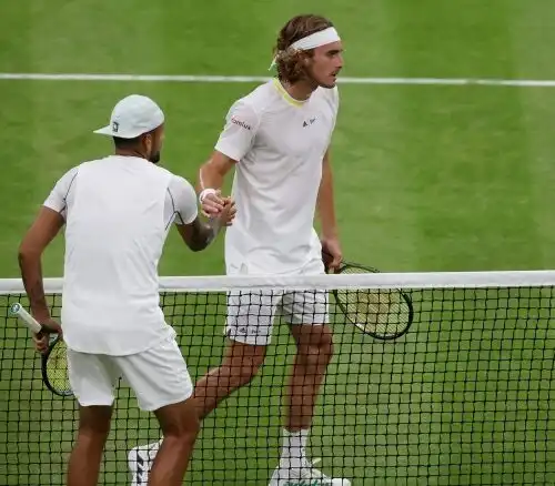 Tsitsipas e Kyrgios multati dopo il match delle polemiche