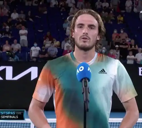 Australian Open, la rivelazione di Tsitsipas. Guarda il video