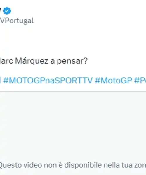 In Portogallo disintegrano Marc Marquez che ha buttato fuori Miguel Oliveira