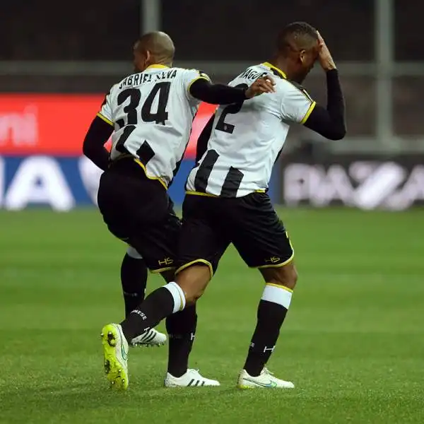 Al Friuli i padroni di casa si portano in vantaggio grazie a Molla Wague, ma nella ripresa Mario Gomez raggiunge e supera i bianconeri con una doppietta in tre minuti, al 63', però, arriva il nuovo pa
