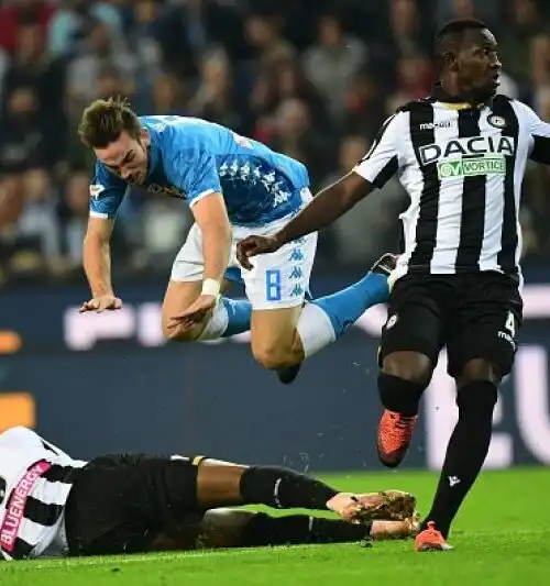 Udinese-Napoli: Pagelloide bianconero