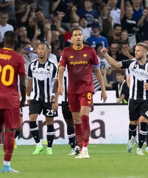 Udinese-Roma, ospite a sorpresa in tribuna