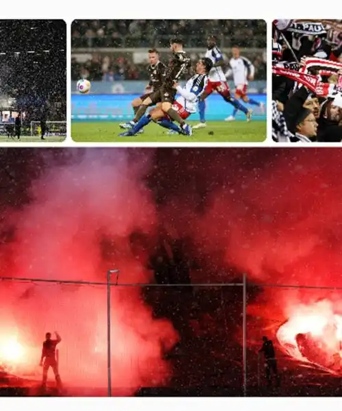 Una cornice incredibile per il derby, le foto dicono tutto