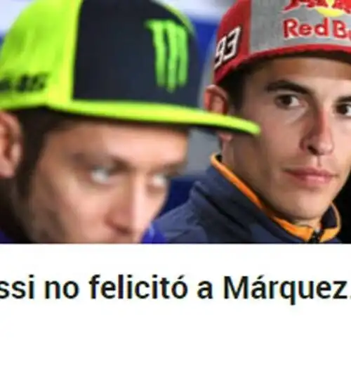Valentino Rossi-Marc Marquez: in Spagna creano il caso
