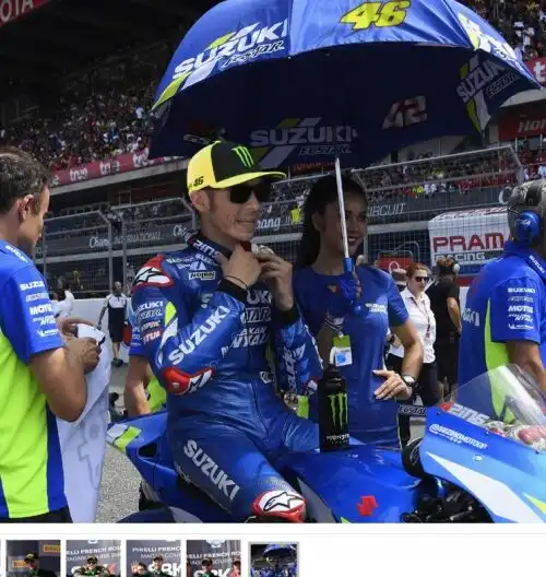 Valentino Rossi-Suzuki torna d’attualità sui social