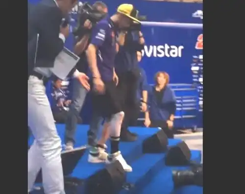 Valentino Rossi zoppicante ma carico