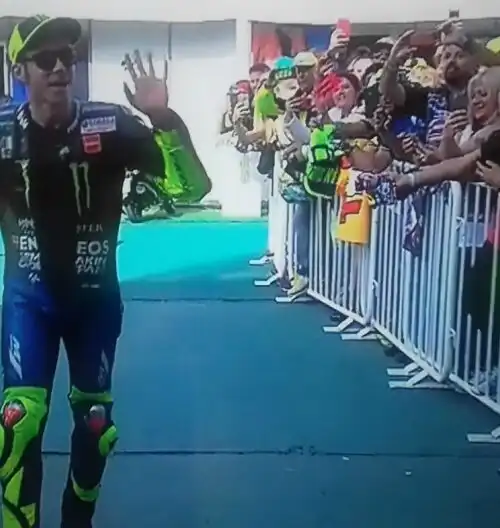 Argentini in delirio per Valentino Rossi