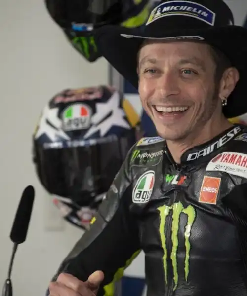 Valentino Rossi carico a mille