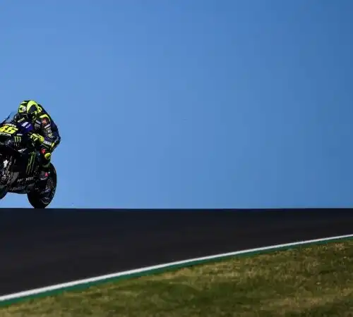 Un dubbio divertente per Valentino Rossi