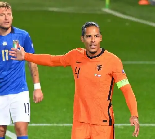 No agli Europei da Virgil van Dijk