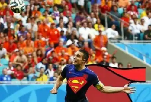 Van Persie Superman