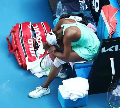 Venus Williams a pezzi, le foto