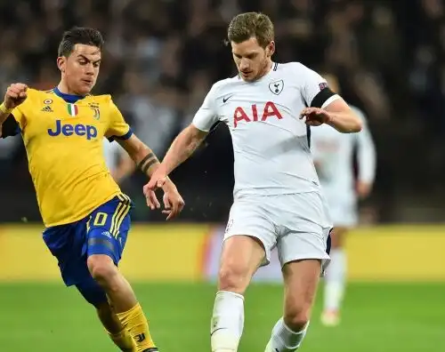 Vertonghen: “Con il calcio della Juve niente Champions”