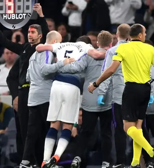 Paura per Vertonghen: le sue condizioni