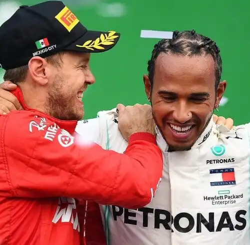 Sebastian Vettel, rivelazione su Lewis Hamilton