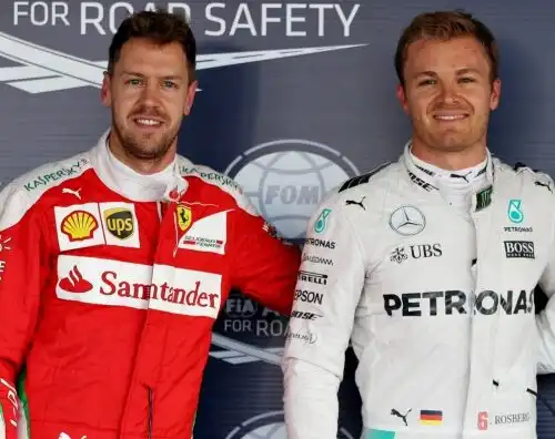 Vettel vola nelle libere. Rosberg ko