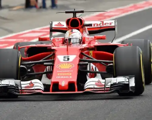 Ferrari, Vettel cambia telaio