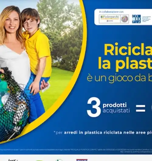 Valentina Vezzali scende in campo per il riciclo della plastica