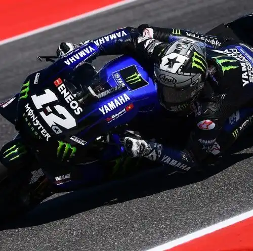 Viñales in pole, indietro Valentino Rossi e Dovizioso