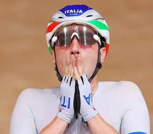 Elia Viviani d’oro: suo il Mondiale nell’Eliminazione