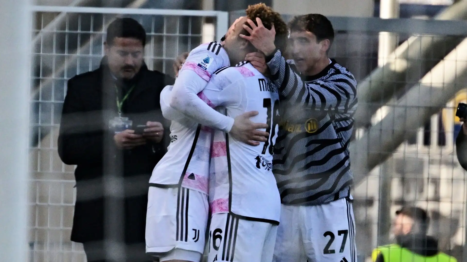 Vlahovic ha incornato il preciso cross di McKennie
