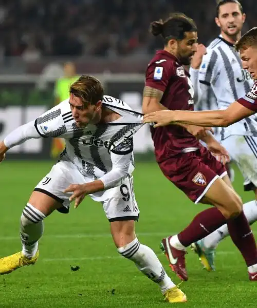 La Juventus rialza la testa nel derby con il Torino: decide il gol di Dusan Vlahovic