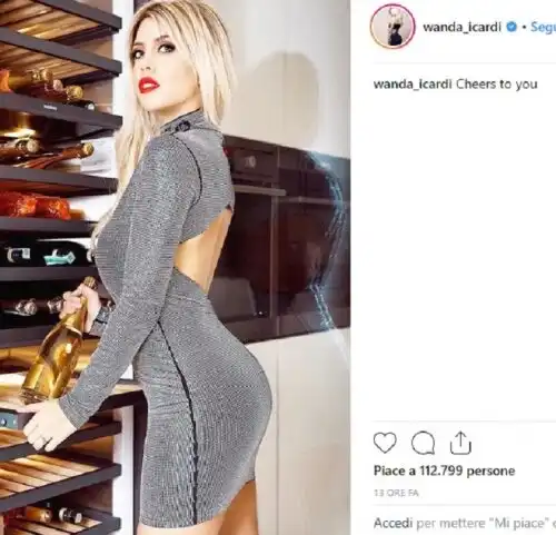 Wanda Nara fa impazzire i tifosi