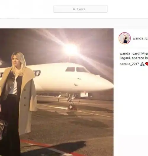 Wanda Nara stuzzica l’Inter su Instagram