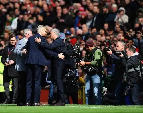 Addio Wenger, il saluto di Ferguson e Mourinho