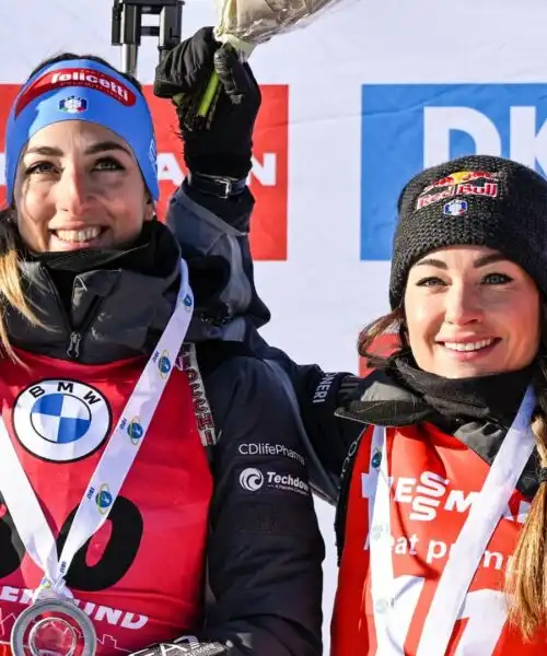 Biathlon, strepitosa doppietta Dorothea Wierer-Lisa Vittozzi