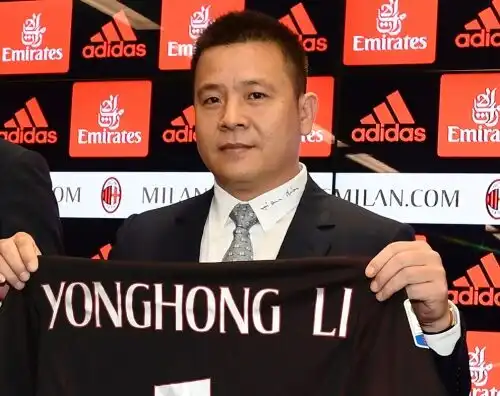 Milan, Yonghong Li mantiene la parola
